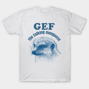 Gef The Talking Mongoose / Spooky Fan Art Design T-Shirt